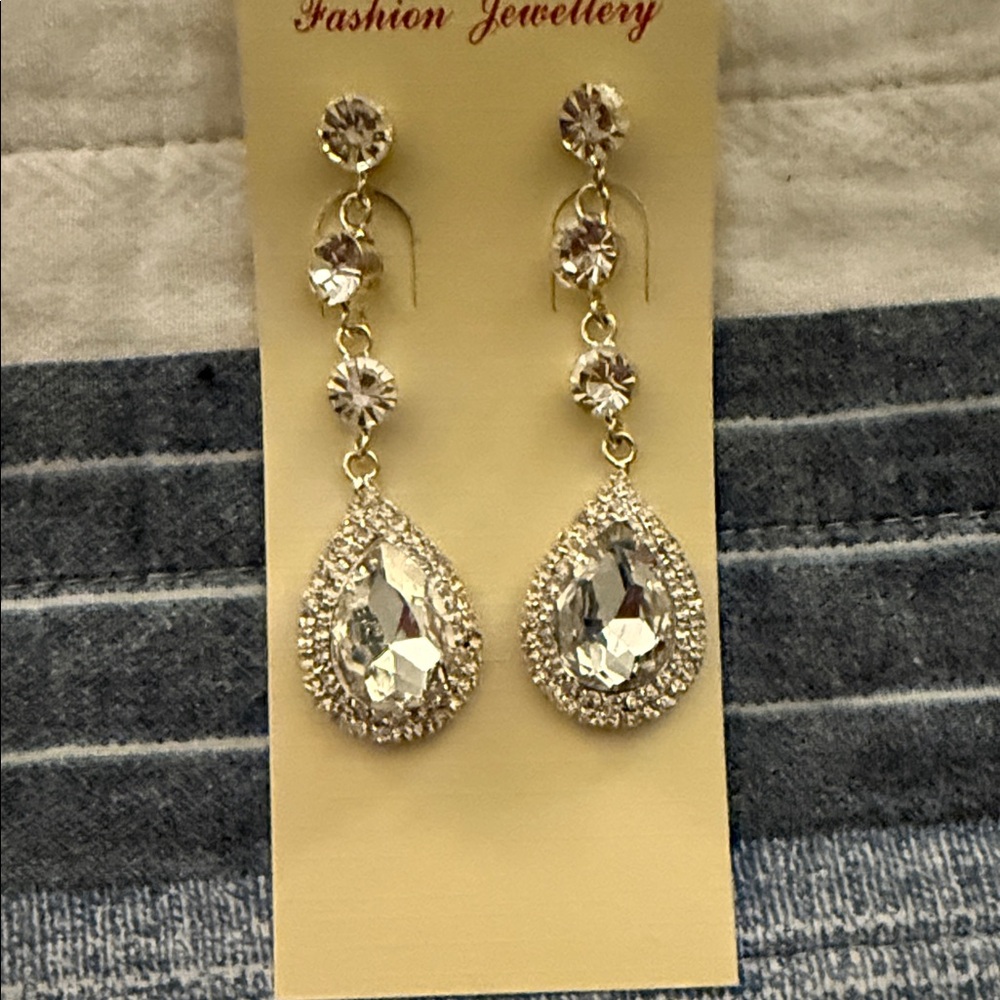 Elegant Silver Drop Earrings